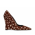 Raya Pump Brown Hair Leather