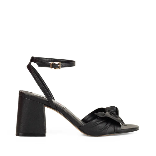 Angel Sandal Leather Black