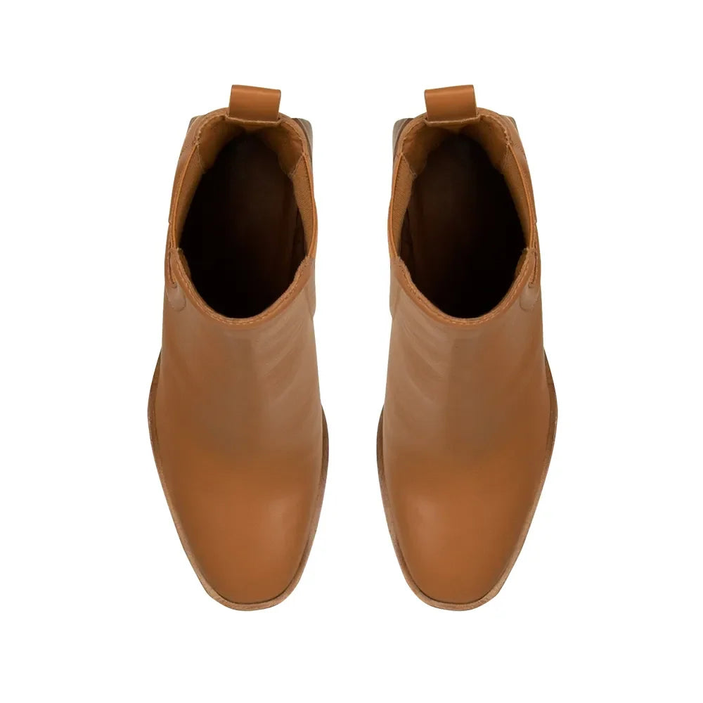 Jojo Boot Leather Almond, view 3