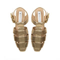 Sammy Fisherman Sandal Gold Leather