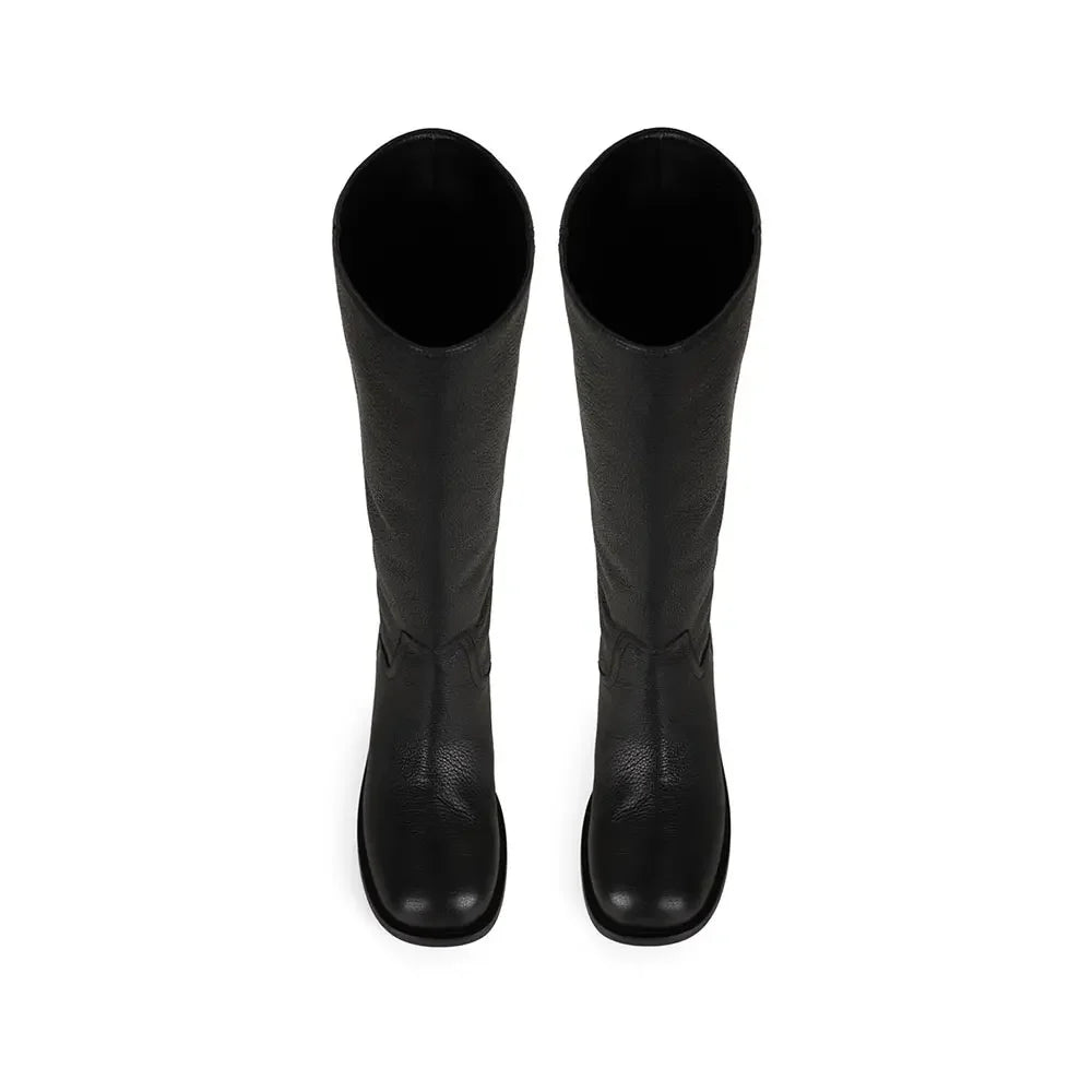 Sarah Tall Boot Black Leather – view 3