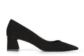 Vesper Block-Heel Pump Black Nubuck