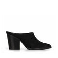 Fasano Block-Heel Mule Black Suede