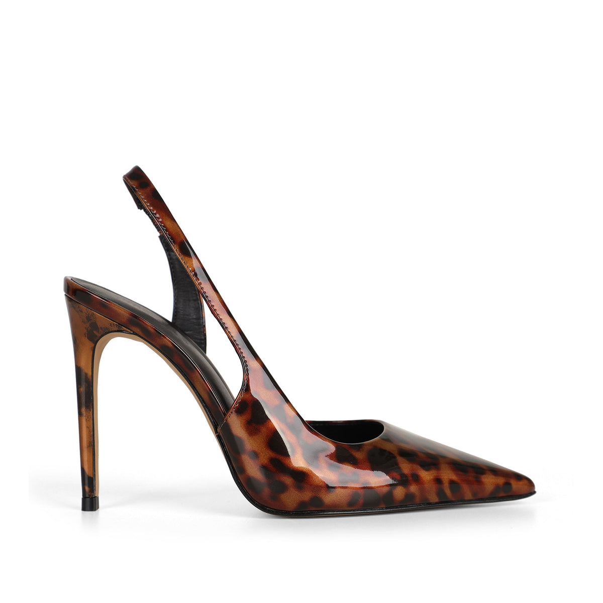 Athena Slingback Pump Leopard Patent Leather – view 1