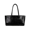 Bellagio Ostrich Black leather bag