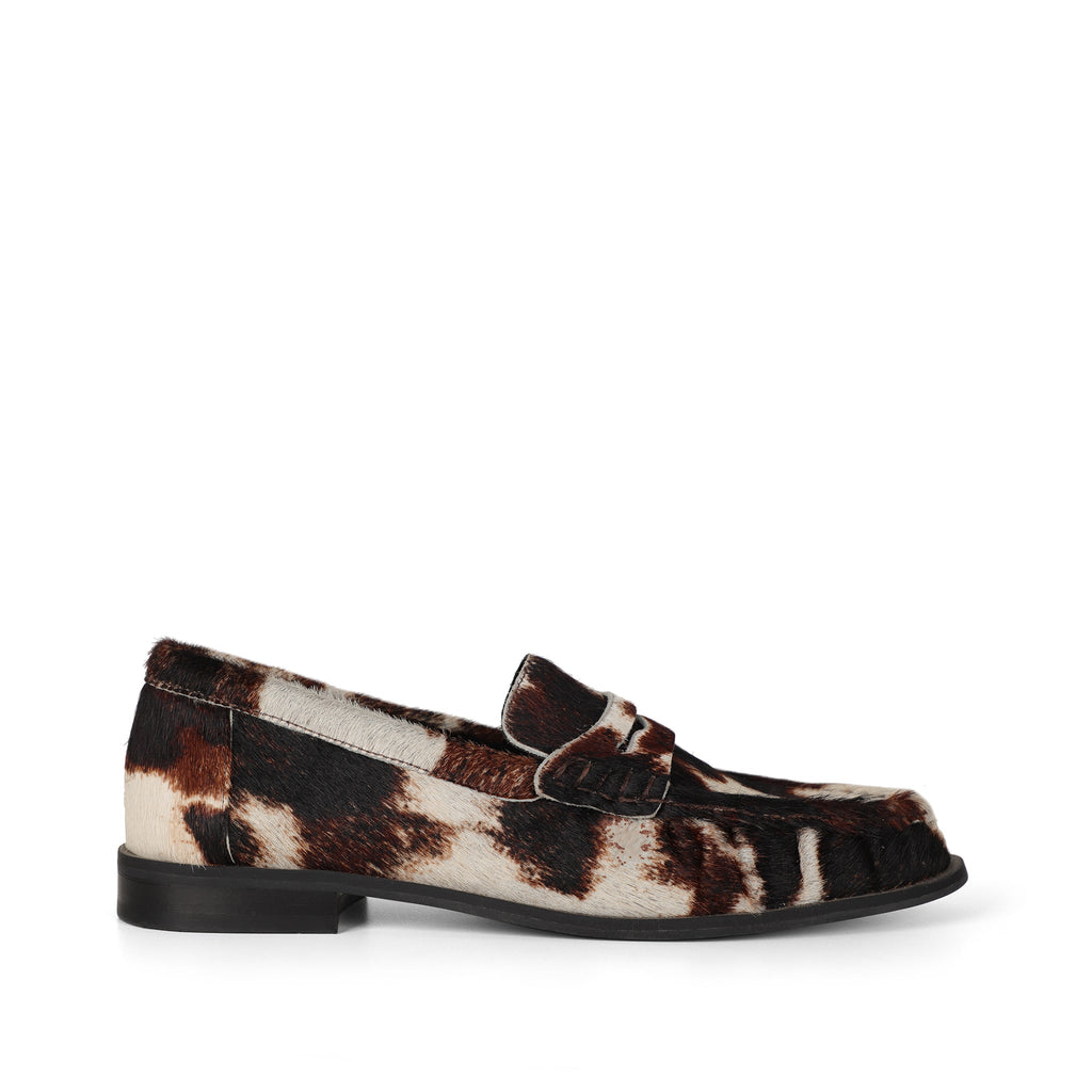 Martina Loafer Brown Hair-On Leather – view 1