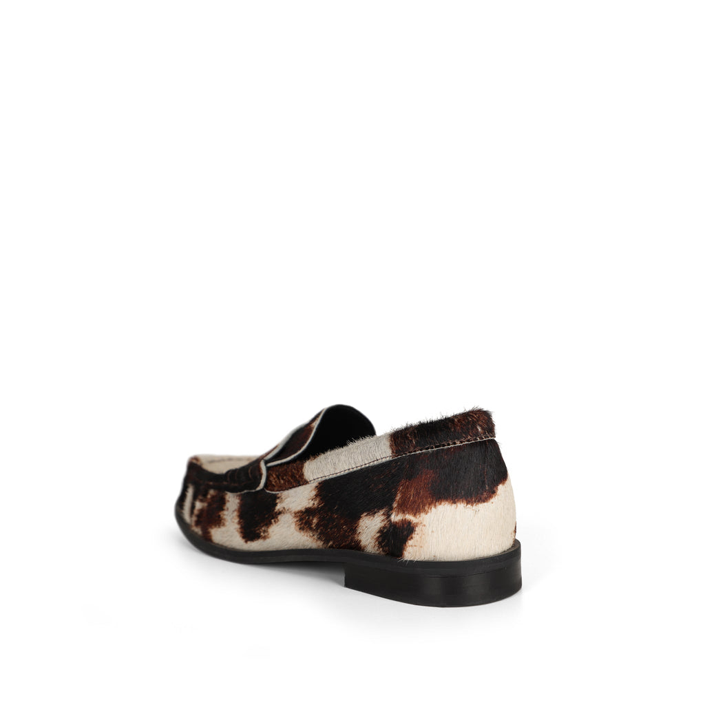 Martina Loafer Brown Hair-On Leather – view 4