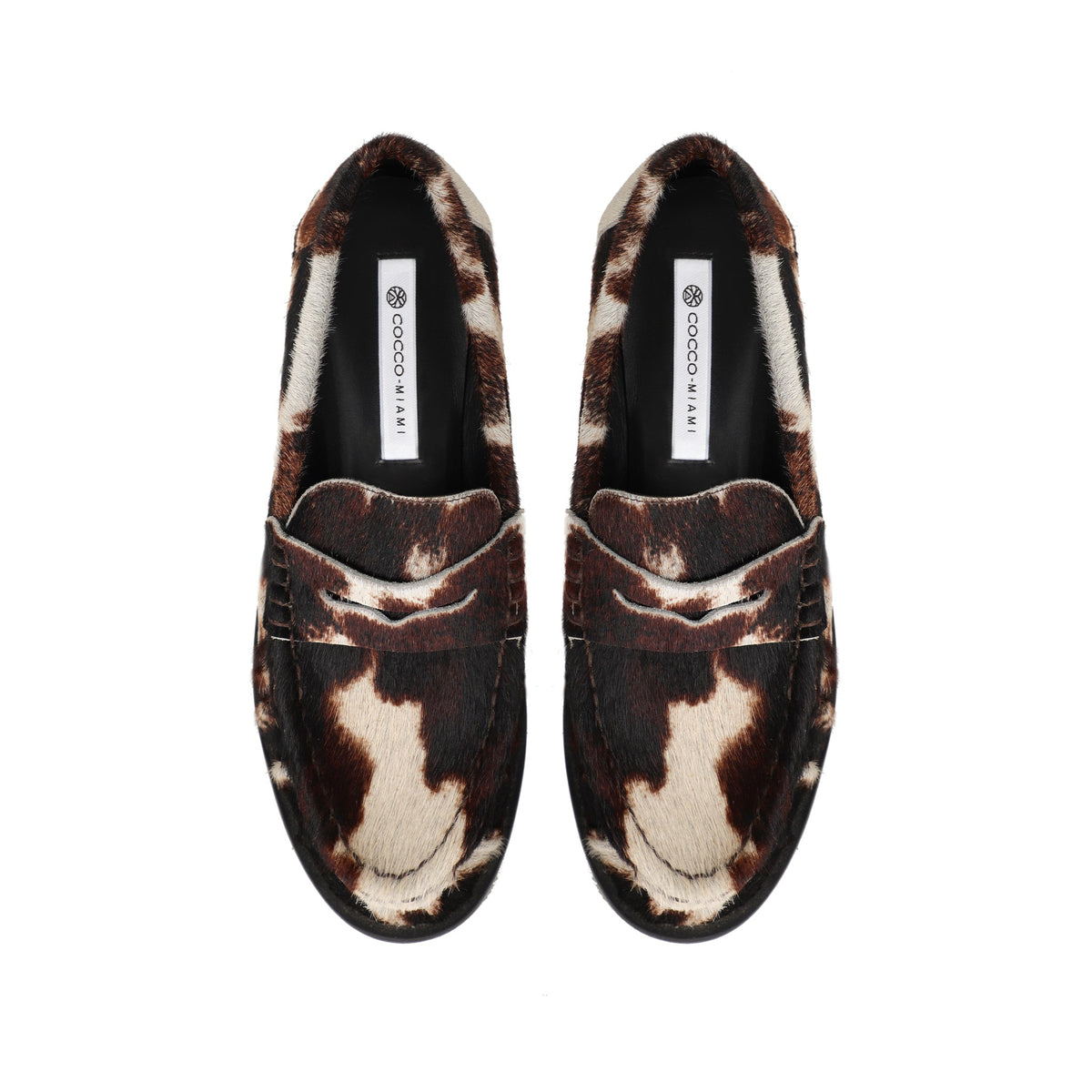 Martina Loafer Brown Hair-On Leather – view 5