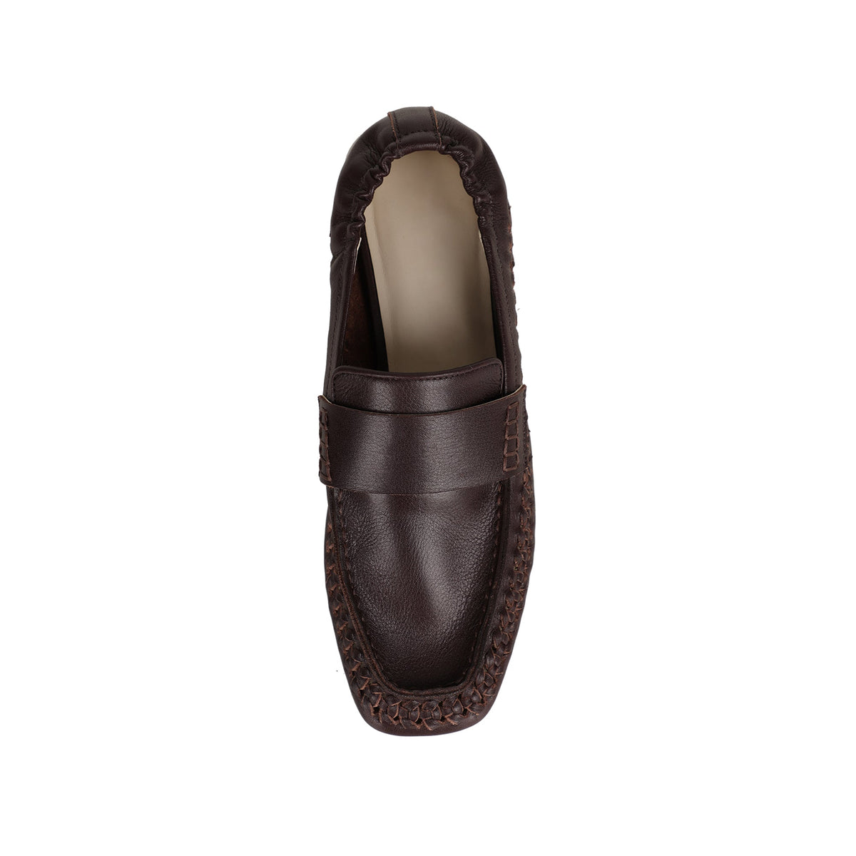 Ravello Loafer Cherry Leather – top view