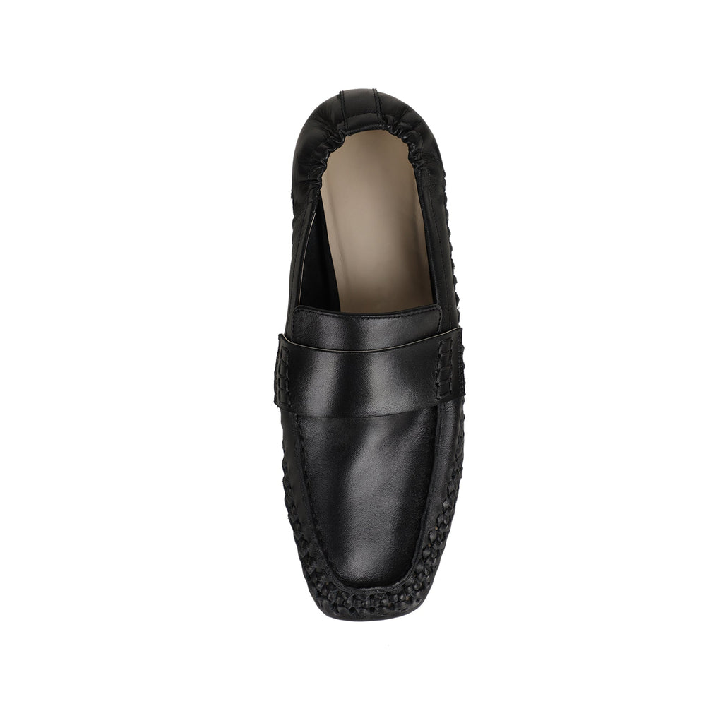 Ravello Loafer Black Leather – top view