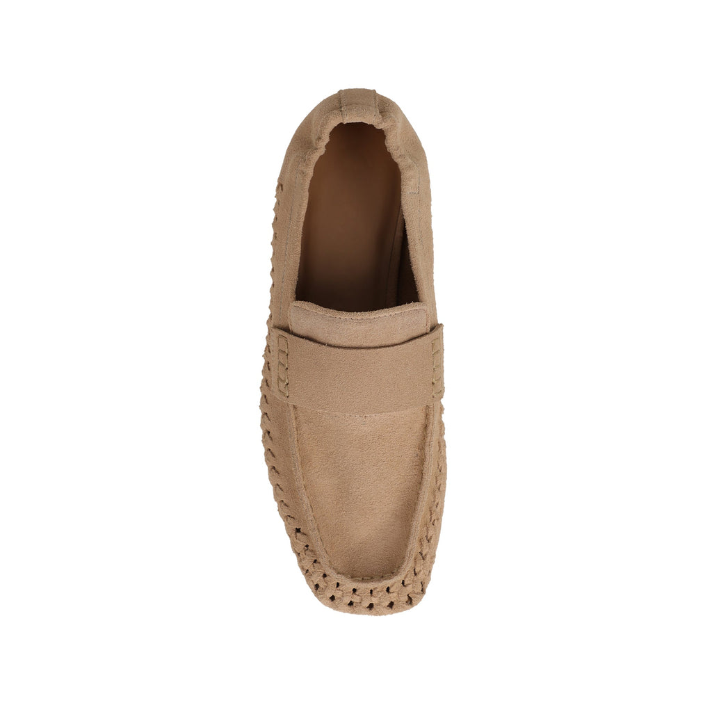 Ravello Loafer Almond Suede – top view
