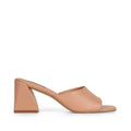 Mabel Block-Heel Mule Nude Leather