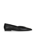 Viena Flat Black Leather