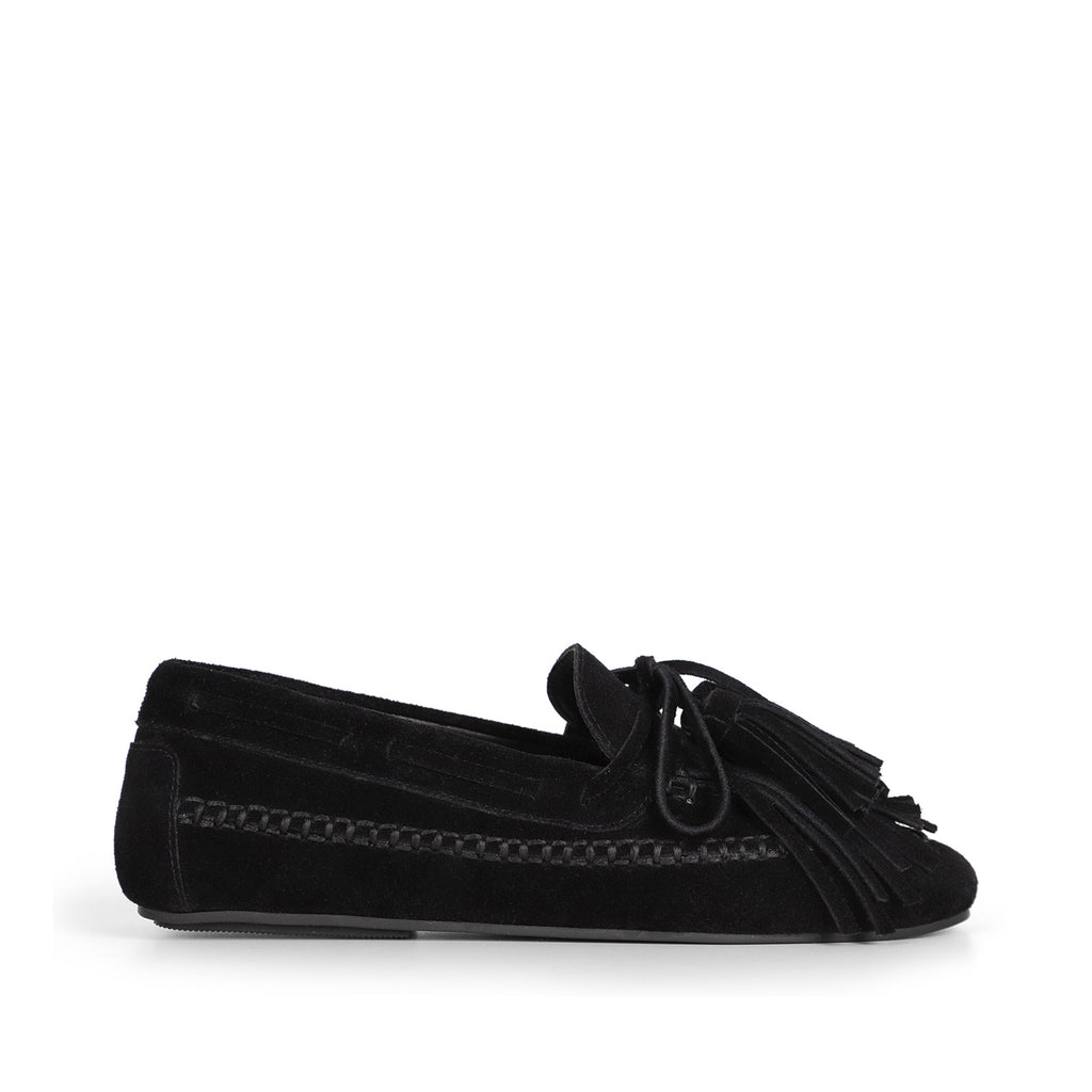 Femme Loafer Black Leather